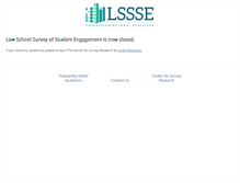 Tablet Screenshot of lawschoolsurvey.org